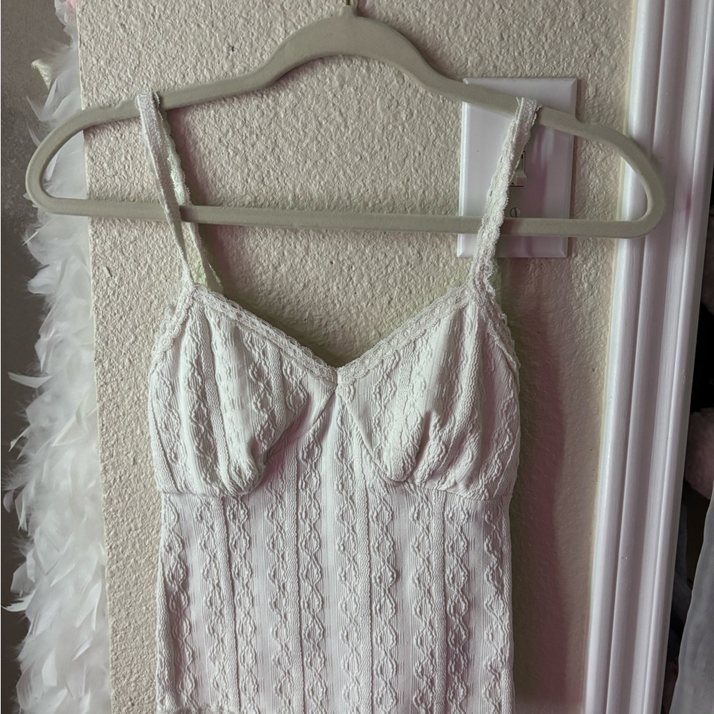 Elegant White Lace Camisole
